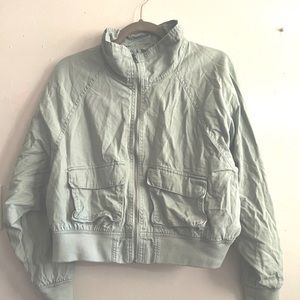 Crop top wild fable sea foam green jacket
